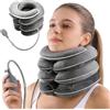 RANJIMA Gonfiabile per la trazione cervicale, estensore per il collo regolabile con design di allungamento a 3 strati, cuscino ergonomico per il collo, per alleviare il dolore, per casa, ufficio, in viaggio