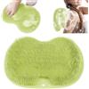 Mulomir Spazzola per Massaggio da Bagno in Silicone, Scrubber Piedi e Schiena, Tappetino Massaggiante Pulizia per Esfoliare, Circolazione Sanguigna