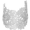 BESTYASH Bracciale Polsino Aperto Con Motivi Floreali Intagliati Vintage Bracciale Rigido Grosso Donna Regolabile Gioielli Moda Per Occasioni Casual E Formali