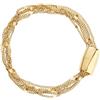 Breil, Collezione Magnetica System, Bracciale Donna Small Comet, in Acciaio Lucido Color Oro, Pratica Chiusura con Magnete, Colore Gold, Misura 19,5 Cm, Idea Regalo Donna