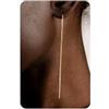 BodyBonita Orecchini Pendenti Donna in Argento Sterling 925 con Catena Ipoallergenica, Delicati Orecchini Lunghi Donna Pendenti Placcati in Oro 16 Carati Gioielli che non si Ossidano Catena Lucidata-G