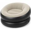 cecaro group Poltrona Gonfiabile per Interni ed Esterni - Poltrona Ad Aria Portatile, Portata 100 kg, Facile da Gonfiare, Ideale per Campeggio, Mare, Piscina, Giardino, Terrazzo e Casa