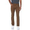 Amazon Essentials Pantaloni in Twill Elasticizzati con 5 Tasche Slim Uomo, Marrone, 38W / 34L