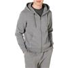 Amazon Essentials Felpa con Cappuccio e Cerniera Integrale in Pile (Disponibile nelle Taglie Big & Tall) Uomo, Grigio Chiaro Puntinato, 6XL Plus