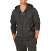 Amazon Essentials Felpa con cappuccio e cerniera integrale in pile (disponibile nelle taglie Big & Tall) Uomo, Carbone Puntinato, 3XL Tall