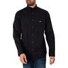 GANT REG POPLIN SHIRT, Camicia elegante Uomo, BLACK, M