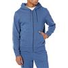 Amazon Essentials Felpa con Cappuccio e Cerniera Integrale in Pile (Disponibile nelle Taglie Big & Tall) Uomo, Blu Puntinato, L