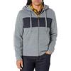 Amazon Essentials Felpa con Cappuccio e Cerniera Integrale in Pile (Disponibile nelle Taglie Big & Tall) Uomo, Nero Grigio mélange, L