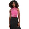 URBAN CLASSICS Body Donna in Pizzo, Top in Pizzo Sexy Smanicato per Donna, Collo a Lupetto, Body Colore brightviolet, Taglia L