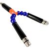XIAZIGLOVE Macchina del Sesso Accessori per Asta di Prolunga Flessibile Regolabile a Doppia Estremità 3XLR Tubo di Prolunga con Connettore 3XLR per Ventosa, Dildo, Masturbatore Sex Machine Automatica Sex Toys