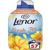 Lenor Fresh Air Ammorbidente 57 Lavaggi, Raggi di Sole - Freschezza ultra-concentrata, Bottiglia riciclata