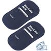 Fefod Ice Pack per Borsa Termica Diabetico, 4 pezzi Ghiaccio Gel Riutilizzabile, Cuscinetti Terapia Caldo Freddo, Impacchi Gel per Insulina Caso di Viaggio, Impacco Freddo di Insulina, 17.5 x 6.5 cm
