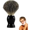 Favelable Pennello da Barba in Tasso,Pennello da Barba Professionale in pelo con vere setole di tasso per Sapone Schiuma Crema da Barba,Pennello da Barba per uomo Barbiere Parrucchiere/Salone