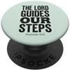 Bible Verse Proverbs 19 9 Tees Apparel Il Signore guida i nostri passi Proverbi 16:9 Versetto della Bibbia PopSockets PopGrip Adesivo