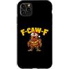 F-CAW-F Funny Christmas Chicken Xmas Des Custodia per iPhone 11 Pro Max Funny F-Caw-F Rooster FCAWF Santa Chicken Christmas Light