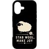 Needle Felting Wool Craft Sheep Makers S Custodia per iPhone 17 Feltro ad ago carino pecora amante del mestiere tee pugnalata lana rendere gioia