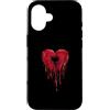 Albania Flag Custodia per iPhone 16 Cuore Albania