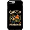Dumpster Fire Raccoon Co Custodia per iPhone 7 Plus/8 Plus Solo tu puoi prevenire gli incendi del cassonetto e il design del procione