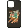 Lunar New Year Snake Zodiac Irezumi Retr Custodia per iPhone 12 mini Anno del Serpente Zodiaco Cinese Kanji Serpente Fuoco Retro