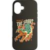 Lunar New Year Snake Zodiac Irezumi Retr Custodia per iPhone 16 Anno del Serpente Zodiaco Cinese Kanji Serpente Fuoco Retro