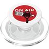 DJ Mic Apparel Microfono On Air Podcast Radio Host Audio Studio Design PopSockets PopGrip per MagSafe