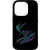 aurora kiwi swirl night sky art kiwi bir Custodia per iPhone 14 Pro Aurora Swirl Kiwi Art