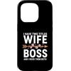 I Have Two Titles Wife And Boss Custodia per iPhone 15 Pro Ho due titoli Moglie e capo e li rock entrambi
