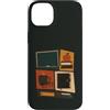 Teacher & Classroom Co. Custodia per iPhone 14 Plus Insegnante Forniture scolastiche Libri Caffè