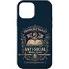 Goth Book Club Apparel Custodia per iPhone 12 mini Fantasy Dragon Book Lover Reader Umorismo per notti tranquille