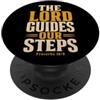 Bible Scripture Proverbs 19 9 Tees & App Il Signore guida i nostri passi Proverbi 16:9 Versetto della Bibbia PopSockets PopGrip Adesivo