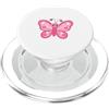 HyggeGoods Carino Rosa Farfalla Cuori Fiori San Valentino Primavera PopSockets PopGrip per MagSafe
