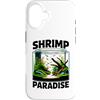 Aquascaping Acquario Piante Acquariofilo Custodia per iPhone 16 Shrimp Paradise Aquascaping Acquario Piante Acquatiche