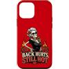 Sassy Back Pain Aging Mom Nana Aunt Wife Custodia per iPhone 12 mini Sassy Scheletro Rose Dolore alla schiena Invecchiamento Umorismo Flash caldo