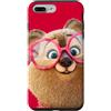 Disney Custodia per iPhone 7 Plus/8 Plus Disney Zootopia 2 Dr. Fuzzby Quokka Big Face Red