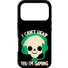 This Is My Monster Funny Skeleton Face Custodia per iPhone 17 Pro Carino Halloween Kids Skeleton I Can't Hear You I'm Gaming