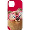 Disney Custodia per iPhone 14 Plus Disney Zootopia 2 Dr. Fuzzby Quokka Big Face Red