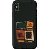 Teacher & Classroom Co. Custodia per iPhone X/XS Insegnante Forniture scolastiche Libri Caffè