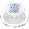 Salty Air Beach Vacation Apparel Group T East Coast Summer 2026 Conchiglia Vintage Souvenir Beach Girls PopSockets PopGrip per MagSafe