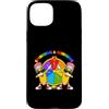 First Day Winner Dabbing Pencil Cool Sun Custodia per iPhone 15 Plus 4 ° grado Quarto Grader Wheel Spin Win Divertente Ritorno a scuola