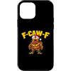 F-CAW-F Funny Christmas Chicken Xmas Des Custodia per iPhone 12 mini Funny F-Caw-F Rooster FCAWF Santa Chicken Christmas Light