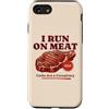 Carnivore Keto Low Carb Steak Funny Gril Custodia per iPhone SE (2020) / 7/8 I Run On Carbs Conspiracy Funny Keto Carnivore BBQ
