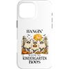 Kindergarten Halloween Cute Fun Racoon B Custodia per iPhone 16 Pro Max Halloween Asilo Carino Hangin Con Boos Insegnante Studente
