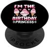 Birthday Girl Ice Cream Family Gelato I'm The Birthday Princess PopSockets PopGrip Adesivo