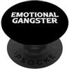 AddictiveDesignsCo Yoga Merch Gangster emotivo - Meditazione yoga divertente salute mentale PopSockets PopGrip Adesivo