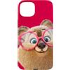 Disney Custodia per iPhone 15 Plus Disney Zootopia 2 Dr. Fuzzby Quokka Big Face Red