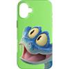 Disney Custodia per iPhone 16 Plus Disney Zootopia 2 Gary De'Snake Big Face Green