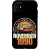 Jahrgang 1990 36. Geburtstag Awesome Custodia per iPhone 11 Grande da novembre 1990 36° compleanno frase 36 anni