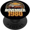Jahrgang 1980 46. Geburtstag Awesome Grande da novembre 1980 46° compleanno frase 46 anni PopSockets PopGrip Adesivo