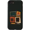 Teacher & Classroom Co. Custodia per iPhone SE (2020) / 7/8 Insegnante Forniture scolastiche Libri Caffè
