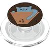 Sollomio Blue Cat Raggiungere per i dolcetti PopSockets PopGrip per MagSafe